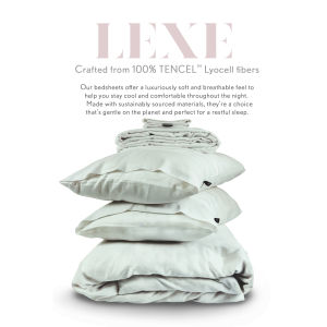 LEXE Full Set Bedsheet With Quilt Cove - 100% TENCEL™ Fabric