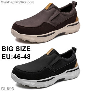 Giày mọi xỏ big size giày lười big size cỡ lớn 44 45 46 47 48 cho nam chân to