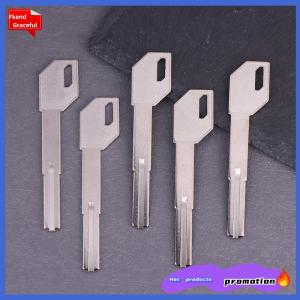 Fkend 5 10ชิ้นด้ามจับปืนคอยาว E-A46ใบคู่ล็อคลายนิ้วมือกุญแจว่างเปล่าซุปเปอร์ซีเลเวลขยายชิ้นส่วนตัวอ่อน