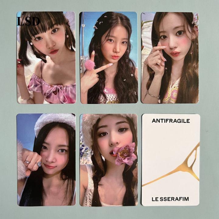 LE SSERAFIM Peripheral Photo Card ANTIFRAGILE Album KTOWN4U