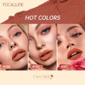 FOCALLURE Brand Hottie Moist Lipstick Matte Nude Long-lasting Makeup Lip Tint Waterproof Moisturizing Rose Fragrance. 