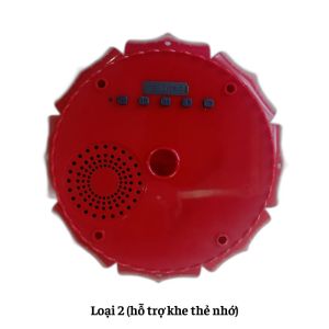 Máy niệm Phật Năng lượng mặt trời hình hoa sen có sẵn 62 bài hát hỗ trợ thẻ nhớ