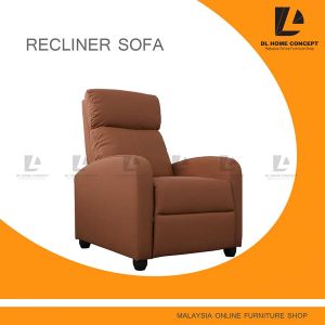 DL Home Concept 1 Seater Recliner PVC Sofa