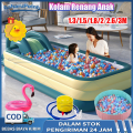 Kolam Renang Anak /kolam renang anak free pompa/kolam renang besar jumbo/kolam renang anak murah/Kolam Renang Anak Mandi Bola Kolam Karet Ocean Pool/Kolam Renang Bahan Tebal Ukuran Besar Tinggi /Kolam Renang Anak Jumbo 3 Rings. 
