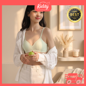 KIDSY Seamless Small Breast Gathering Tanpa Kawat Pelajar Muslimah Nyaman Tidak Panas Tipis Angkat Sokong Cegah Kendur