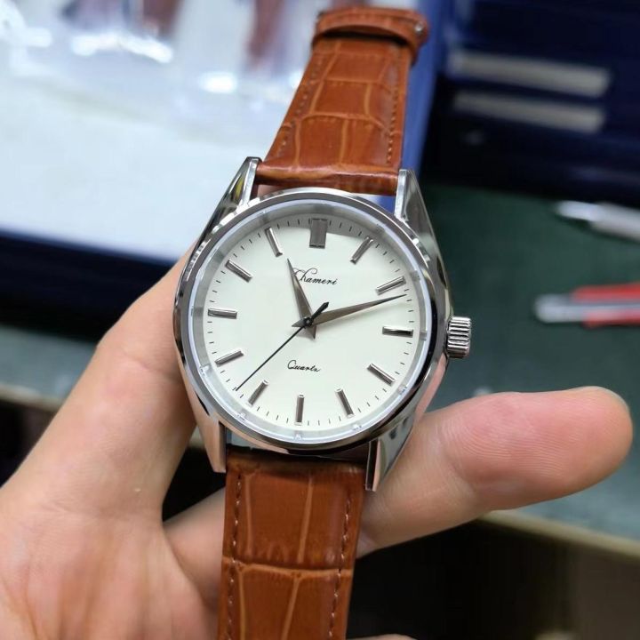 Mens silver dress watch sale