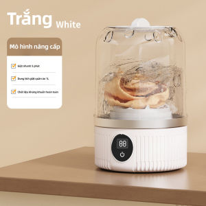Máy giặt mini YANPAI 2 chế độ giặt tự động không dây máy giặt đồ lót pin 3000mAhMáy giặt tất sạc