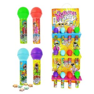 Lốc 12 Kẹo - Kẹo Trái Cây Micro Karaoke Cầm Tay Cho Bé Chính Hãng YLF Malaysia