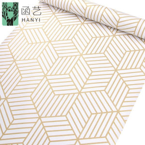TERBARU BISA COD Wallpaper Dinding GEOMETRIC KUBUS Panjang 8Meter X 45Cm
