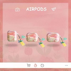 จัดส่งภายใน24ชั่วโมง เคส Airpods Pro2 3 pro 1 2 จิตรกรรม ทิวลิป การป้องกันการตก พกง่ายๆ นุ่มและทนต่อการสึกหรอ ซิลิโคนนิ่ม Soft Case Airpod gen3 Airpods 1 2