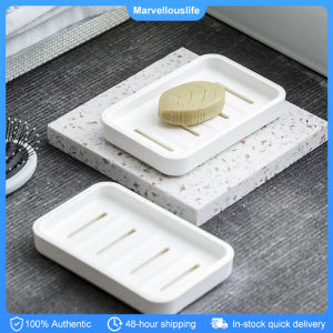 Portable PP Soap Box Double Layer Draining Soap Dish Soap Holder Soap Case Bthroom Accessories