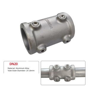 OUTMODED INTERSECT77OU5 Aluminum Alloy Steel Pipe Fitting Connector Fixed buckle 3\4" Circular Pipe Connector Corner Frame Fasteners Steel Tube Shelf