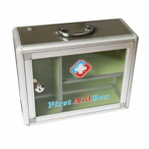Medicine Cabinet 3 Layer Aluminum Alloy Multi-Layer Medicine Cabinet Wall-Mounted First Aid Storage