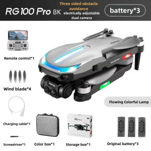 BKmall RG100 Brushless drone original and branded drone Front 8K HD dual camera WiFi fpv drone camera for vlogging Obstacle avoidance high-altitude video 20 minutes flight drones