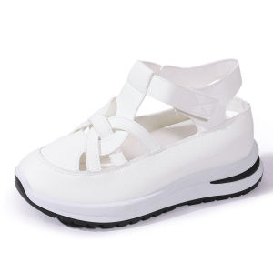 [Free Shipping] WomenS Sandals 2026 Summer New Collection Versatile And Comfortable With A Hollow Design For Breathability Casual Style Thick Sole For Added Height Fashionable Roman Sandals
