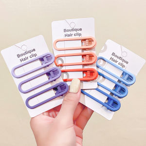 Zy Fashion 3pcs/Set Gradient Metal Hair Clip for Women Korean Style Bangs Clip Fashion Girls bobby pins
