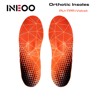 YUOO แผ่นรองในรองเท้าแผ่นรองพื้นรองเท้าสำหรับผู้หญิงและผู้ชายพื้นแผ่นรองส้นเท้าแบบเจลนักวิ่งเท้าแบน1คู่