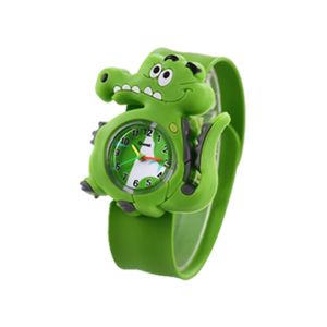 NOWNICE Clock Kids Gift Cartoon Animal Digital Quartz Wrist Watches Cute Frog Slap Watch