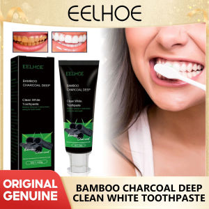 Eelhoe Bamboo Charcoal Black Toothpaste Deep Clean Mint Flavor Health Care Breath Teeth Whitening Beauty Bad Stains Deep Clean Mint Flavor Teeth Whitening Bad Breath Stains Care Beauty Health Maquiagem