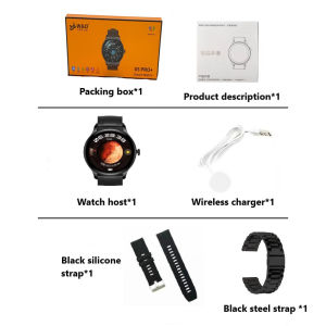 W&O X5PRO+ Business Smart watch4 WearfitProAPP Bluetooth/Call/NFC/Sports/Fitness/Heart rate blood oxygen monitor