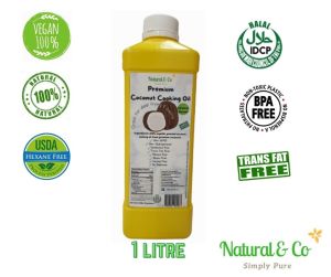 Natural & Co Premium Coconut Cooking Oil 1L