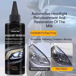 Car headlight restoration lotion Headlight scratch repair Yellowed and oxidized lampshade restoration agent