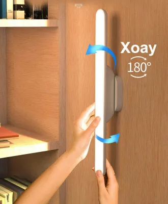 Đèn học gắn tường gắn tủ bàn học bảo vệ mắt tích điện sạc USB đèn led cảm ứng 3 chế độ sáng cao cấp 28cm gắn phòng ngủ đèn bàn trang điểm