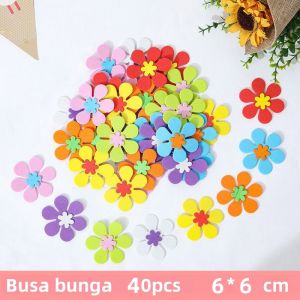 Eva Foam Craft 3d Dekorasi Busa Eva Dinding Kartun Bunga Stiker Hiasan Dinding Kelas Paud Tk Bulletin Board Tk