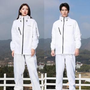 Thin Raincoat Set Summer Waterproof Men and Women Rain Coat Pant Suit Outdoor Travel Hiking Motorcycle Cycling Split Rain Wear2026