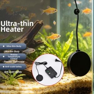 DJRGS Automatic Small Aquarium Heater Constant Temperature Rapid Heating Fish Tank Heater Water Heater High-Efficiency Submersible Heater Small Fish Tank
