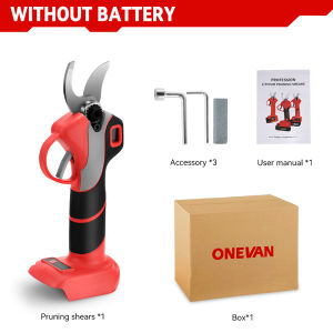 30mm Brushless Electric Pruner Shear 4 Gears Cordless Rechargeable Tree Branches Pruning Tool For Makita 18V Battery