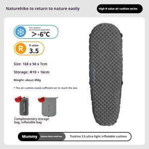 Matras Angin Ultralight Naturehike CNH22DZ018 Matras Camping Tiup Sleeping Pad Kasur Santai Alas Tidur Lipat Kemah Ringan