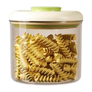 Space Saving Square Plastic Preservation Container Press Lock Vacuum Seal Technology for Coffee Storage