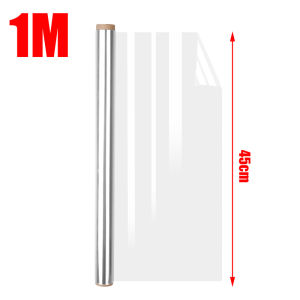 ฟิล์มป้องกันไฟฟ้าสถิตสติกเกอร์วอลล์เปเปอร์ป้องกันมลพิษน้ำมัน5เมตรฟิล์มป้องกันไฟฟ้าสถิตสำหรับตกแต่งผนังโปร่งใส