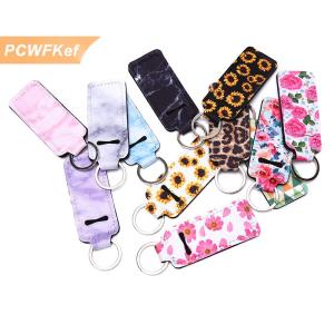【PCWFKef】 1ชิ้นพวงกุญแจลิปสติกแบบพกพาที่ใส่บาล์มพวงกุญแจของขวัญ