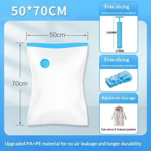 【SG Inventory】Vacuum Compression Storage Bags (Leak-Proof) - Save 80% Space for Clothes Beddings & Travel