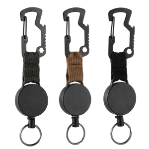 Có Thể Thu Vào Keychain Phù Hiệu Chủ Antitheft Keychain Móc treo chìa khóa Antilost Phù Hiệu Thẻ Chủ Keyholder Dễ Dàng Để Sử Dụng