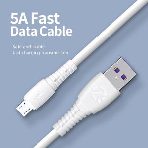 Kabel data micro usb 5A zeqi original 100% fast charging smart chargeing V-386