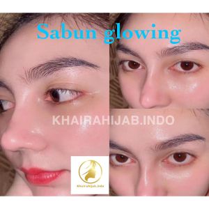sabun glowing/sabun susu domba 50gram/sabun mencerahkan wajah/thai goats milk/sabun kinclong