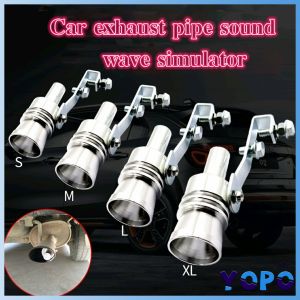 YoPo Car exhaust pipe sound wave simulator Exhaust Accessories Universal Turbo Sound Whistle Exhaust Pipe