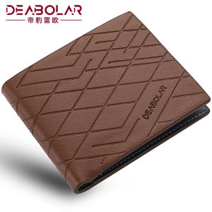Deabolar Dompet Uang Lipat Tebal K3258 Bahan Kulit Sintetis Lembut Kilat Muat Banyak Uang