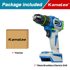 Kamolee 10mm 450N.M Brushless Bor Listrik (Kompatibel Dengan Baterai Makita)