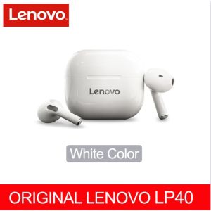 Lenovo Tai Nghe TWS LP40 Pro Chính Hãng Tai Nghe Thể Thao Không Dây Bluetooth 5.1 Giảm Tiếng Ồn Điều Khiển Cảm Ứng 250MAH Mới 2022