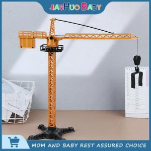 JiaShuo Baby Toy Cho bé trai Quà Tặng nhựa kỹ thuật Diecast cẩu tháp cổ điển xây dựng mô hình xe loader máy kéo máy xúc đồ chơi