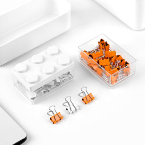 GuangBo Clip Series Letter Clip / Binder Clip Boxed Ticket Folder 19mm Paperclip /Binder Clip /Bullnose Clips /Split Pin /Push Pin Office Paper Clip