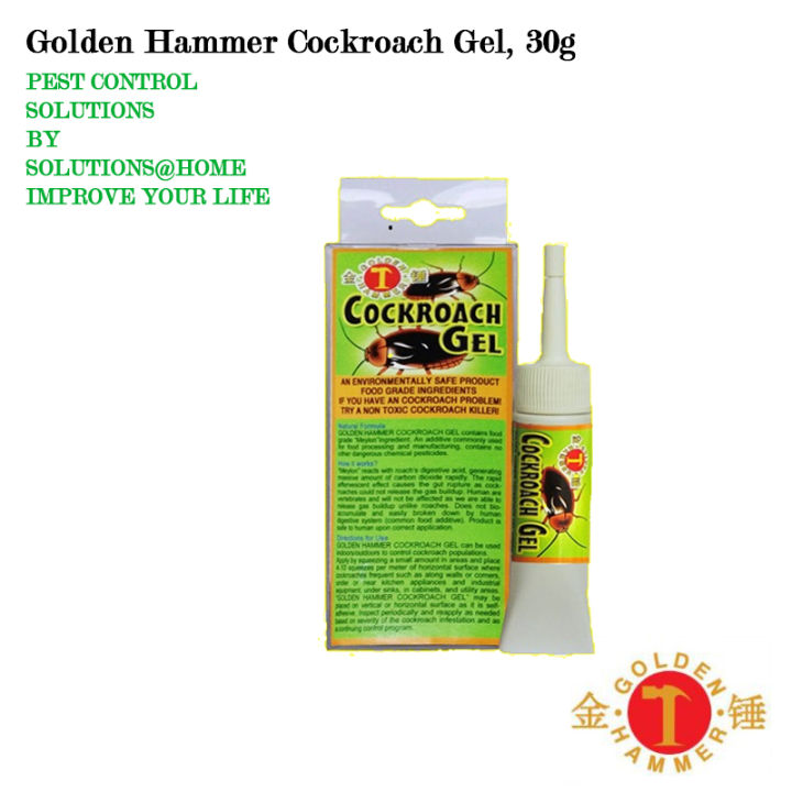 Golden Hammer Cockroach Gel 30gm (Made In Singapore) Lazada Singapore