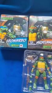 6 In Anime Shf Tmnt Action Figures Leonardo Donatello Michelangelo Raphael Collectible Desktop Decoration Toy Kids Birthday Gift2026