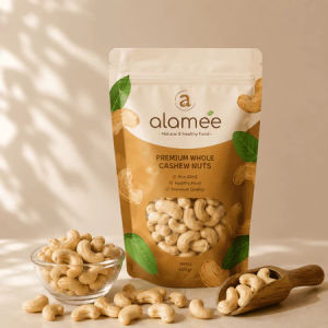 ALAMEE Kacang Mede Panggang Oven Premium Utuh Renyah Roasted Cashew Nut Organic Matang Mete 500gr