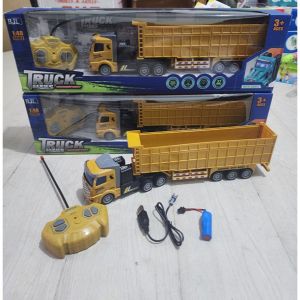 Mainan Anak Mobil RC Container Truck 12 Roda Truk Muatan Barang Remote