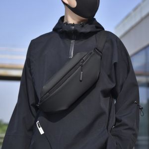 Crossbody Bag Satchel Backpack Exercise Chest Bag Outdoor Loaded Items Scratch-resistant